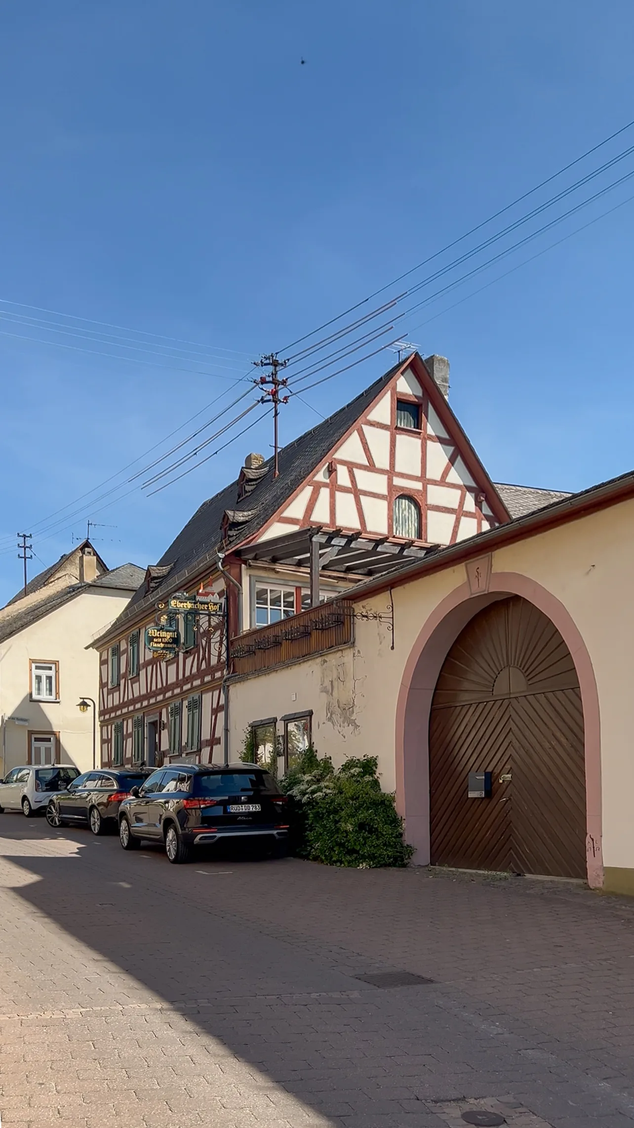 Außenansicht des Eberbacher Hofs