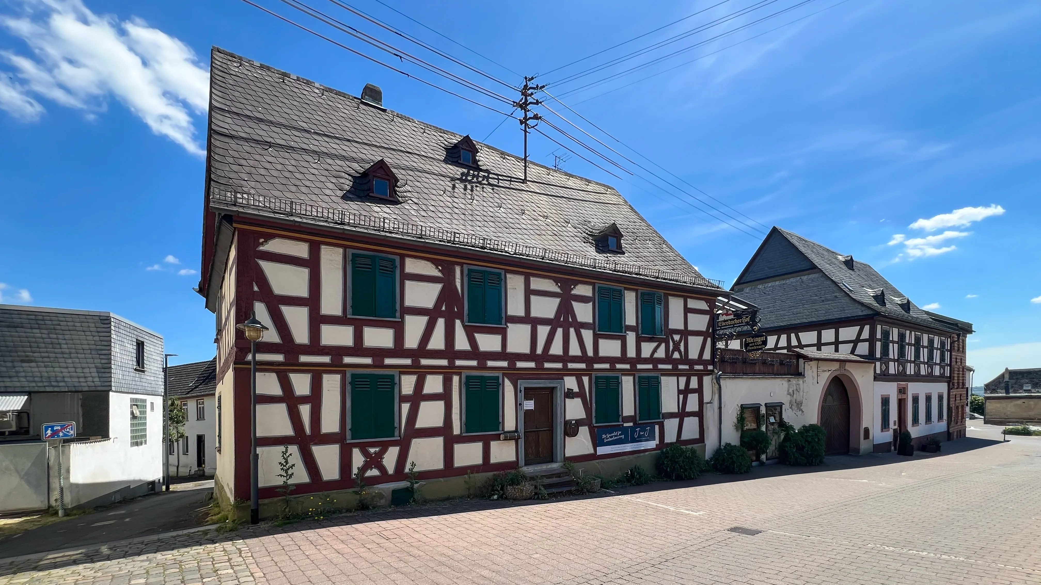 Lagebild des Eberbacher Hofs in Hallgarten