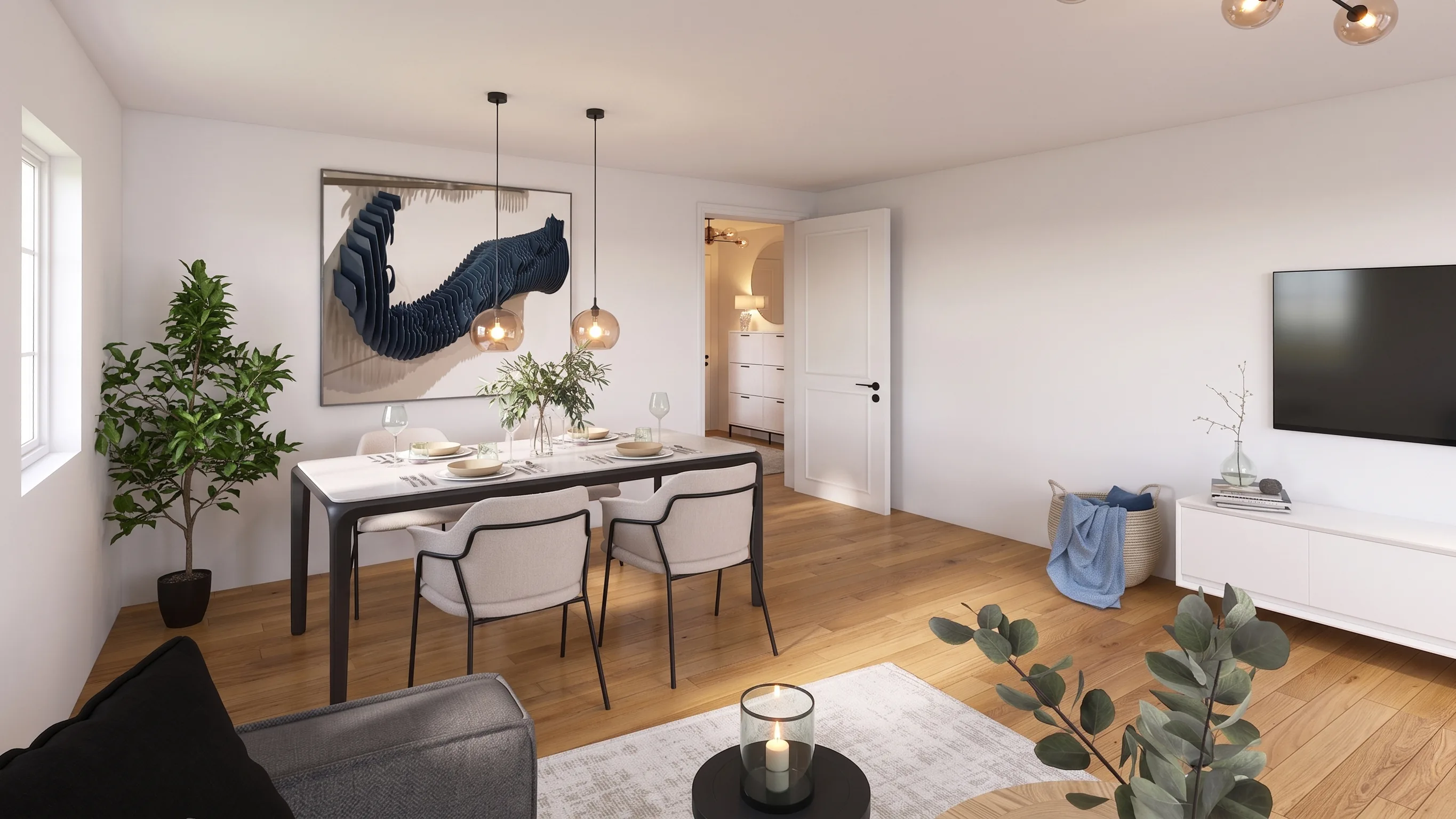 Wohnung WE2 Visualisierung 2