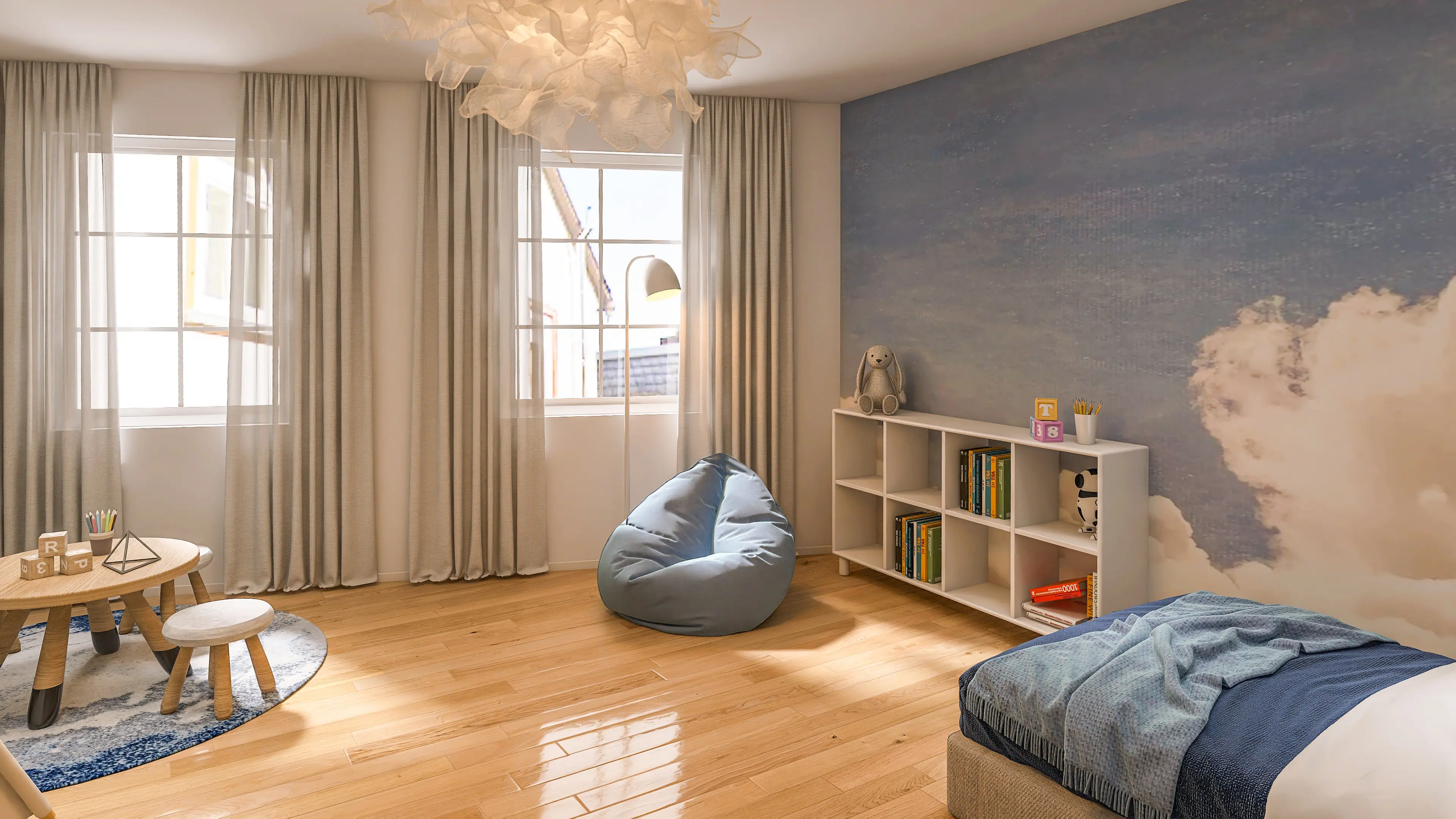 Wohnung WE3 Visualisierung 2