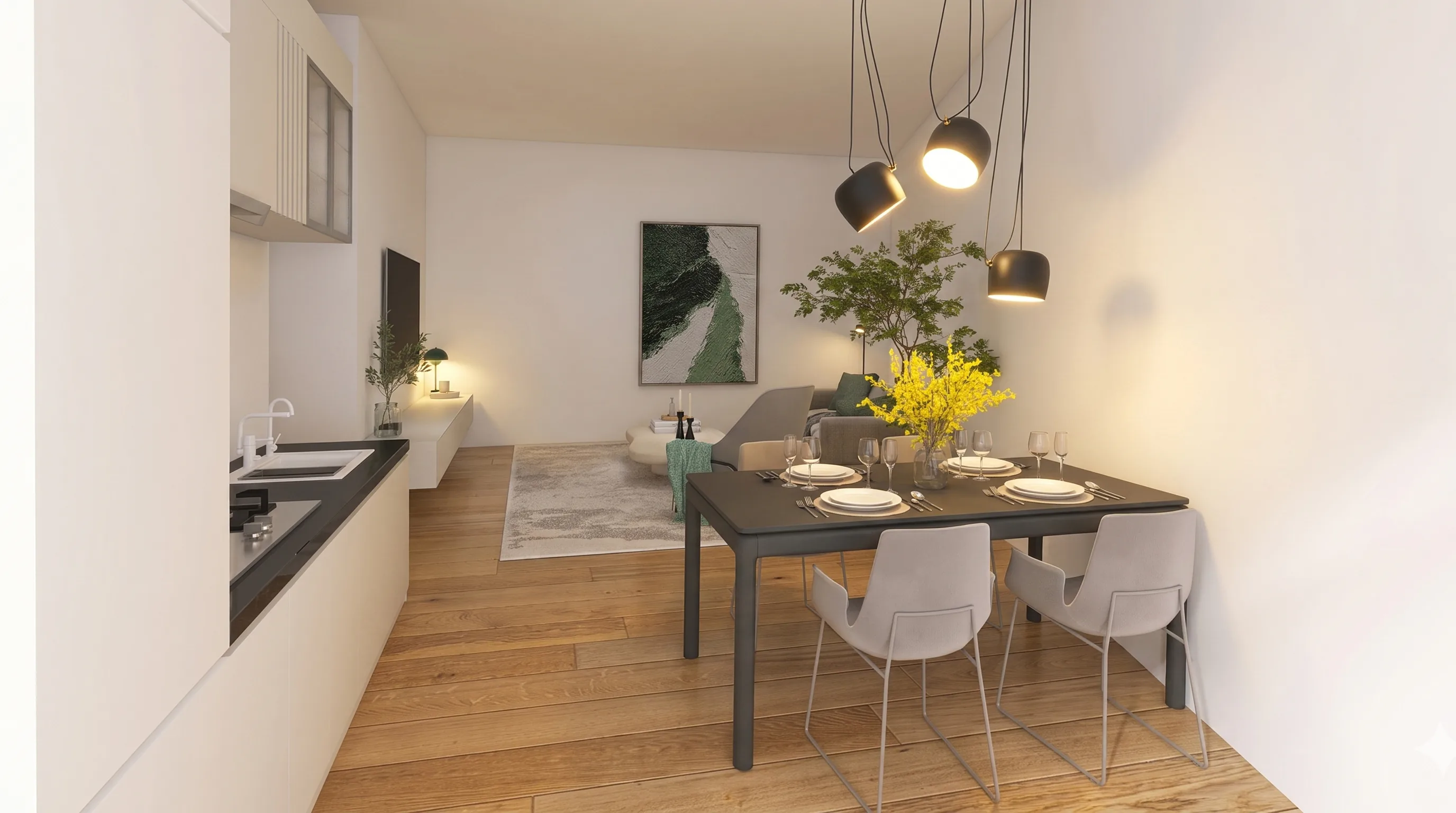 Wohnung WE5 Visualisierung 3