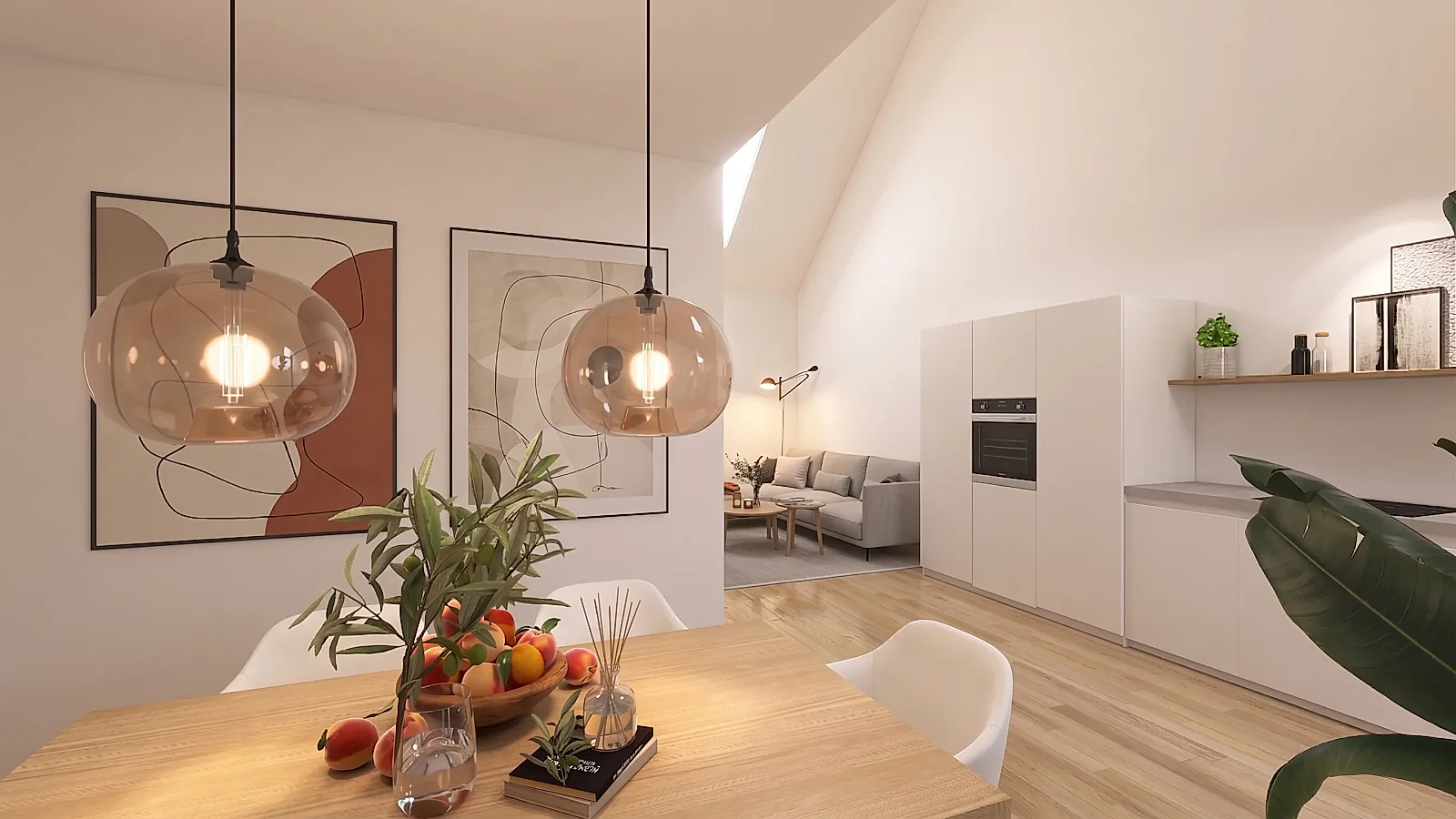 Wohnung WE6 Visualisierung 2